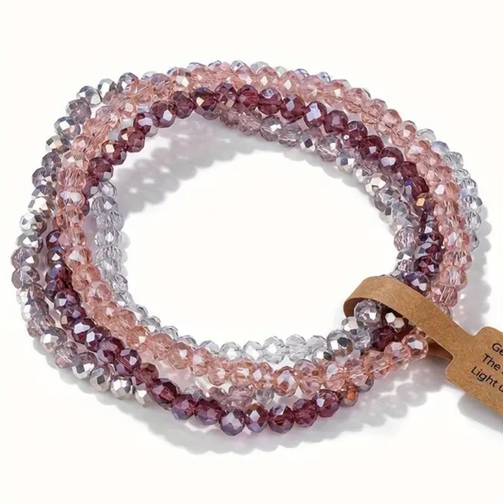 Boho Multicolor Beaded Bracelet Set